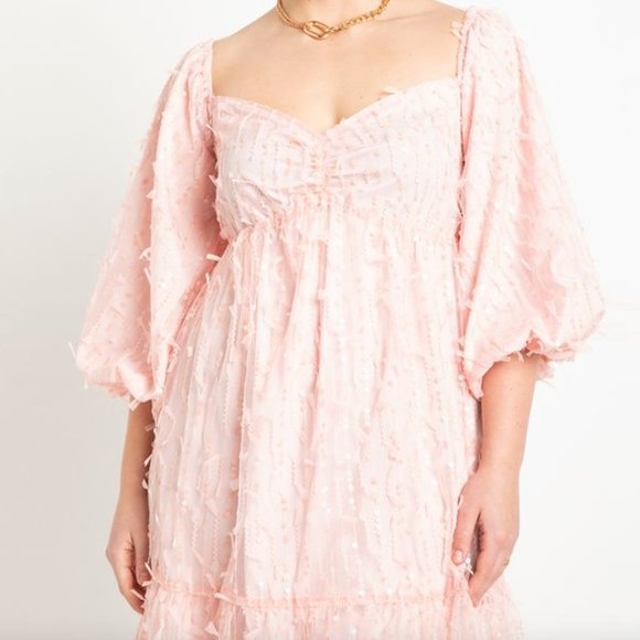 Eloquii Dresses & Skirts - ✨👸🏻HOST PICK 👗✨ ELOQUII Tulle Dress in Pink with Sequins, Size 14 (NWT)